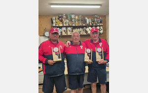 Résultats championnat de l'Aisne triplette vétérans 2026